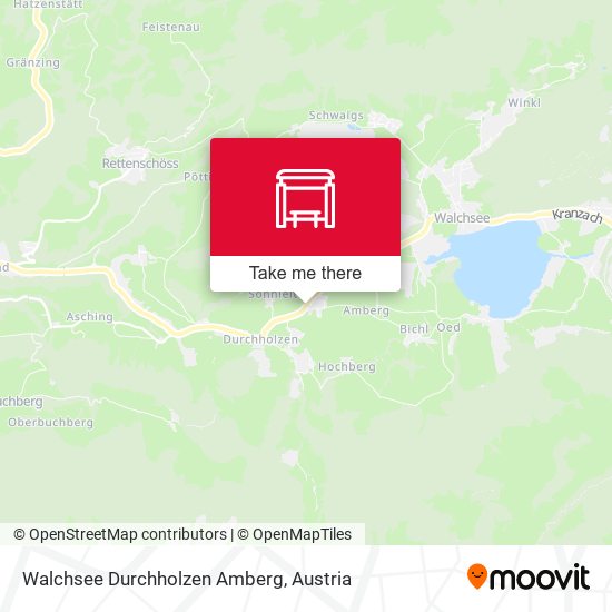 Walchsee Durchholzen Amberg map