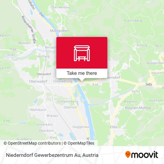 Niederndorf Gewerbezentrum Au map