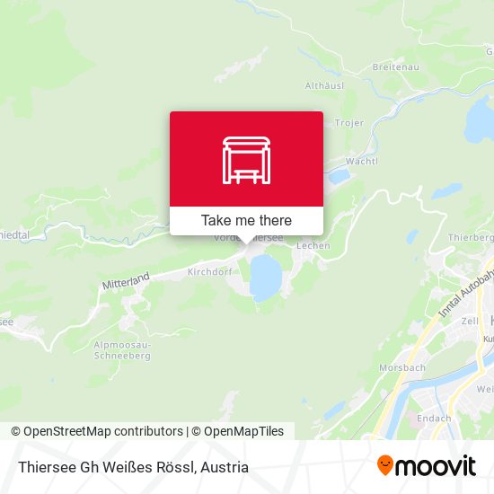 Thiersee Gh Weißes Rössl map