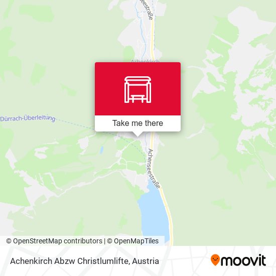 Achenkirch Abzw Christlumlifte map