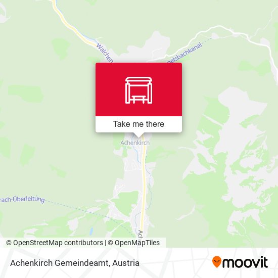 Achenkirch Gemeindeamt map