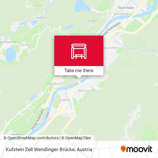 Kufstein Zell Wendlinger Brücke map