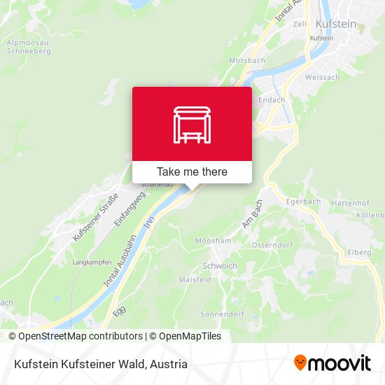 Kufstein Kufsteiner Wald map