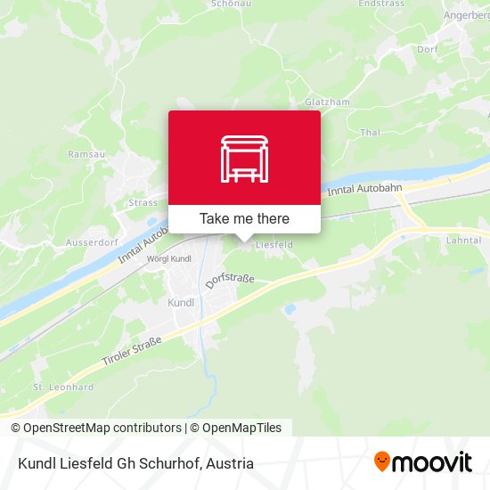 Kundl Liesfeld Gh Schurhof map