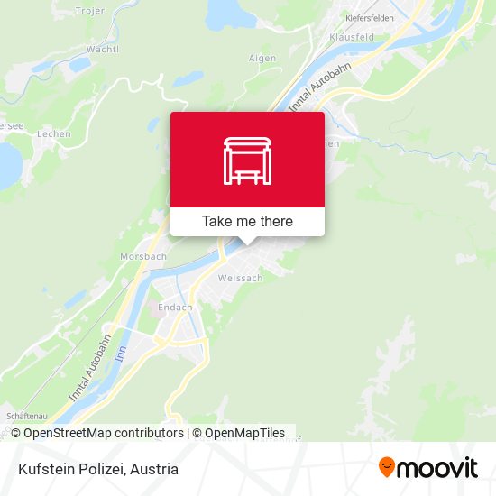 Kufstein Polizei map