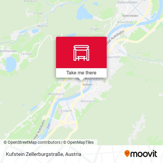 Kufstein Zellerburgstraße map