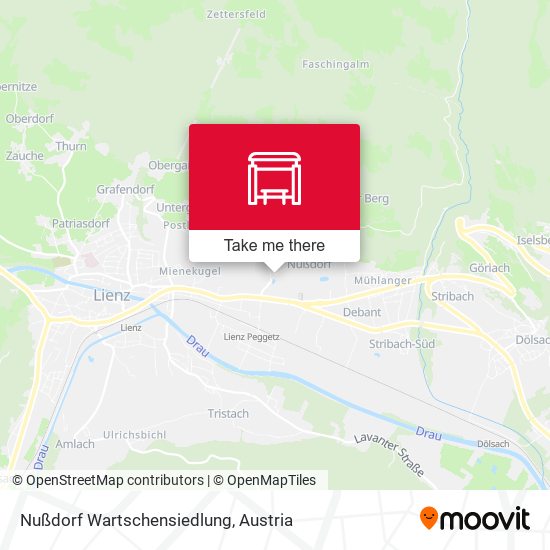 Nußdorf Wartschensiedlung map