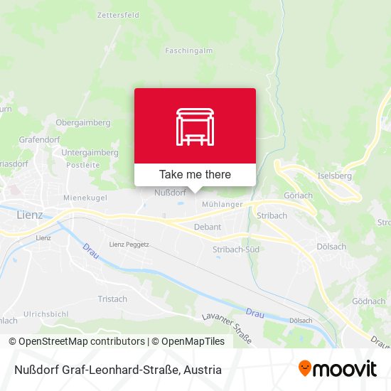 Nußdorf Graf-Leonhard-Straße map