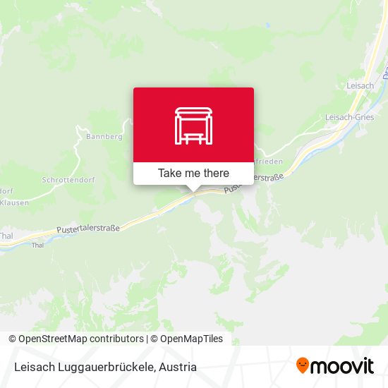 Leisach Luggauerbrückele map