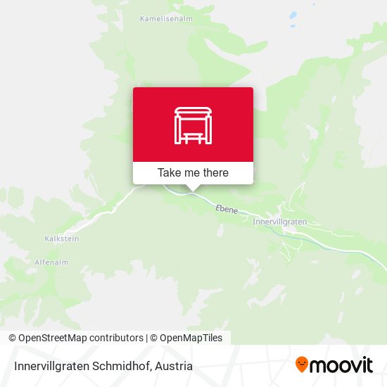 Innervillgraten Schmidhof map