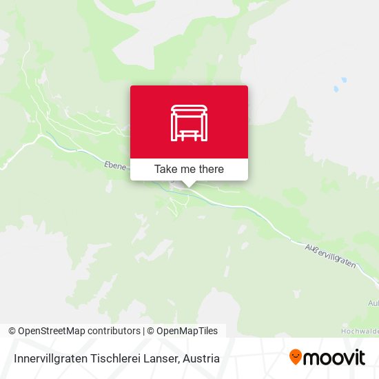 Innervillgraten Tischlerei Lanser map