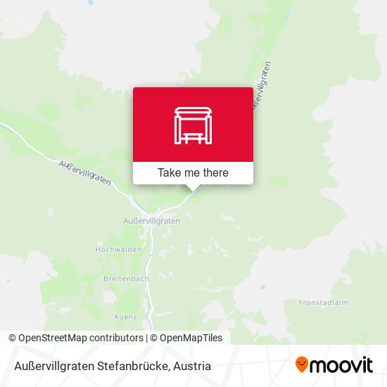 Außervillgraten Stefanbrücke map