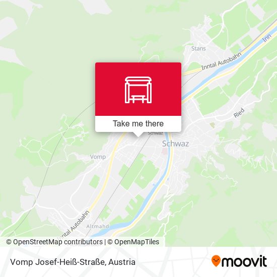 Vomp Josef-Heiß-Straße map