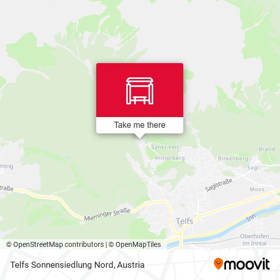 Telfs Sonnensiedlung Nord map