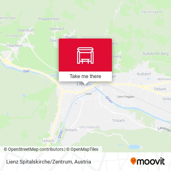 Lienz Spitalskirche/Zentrum map