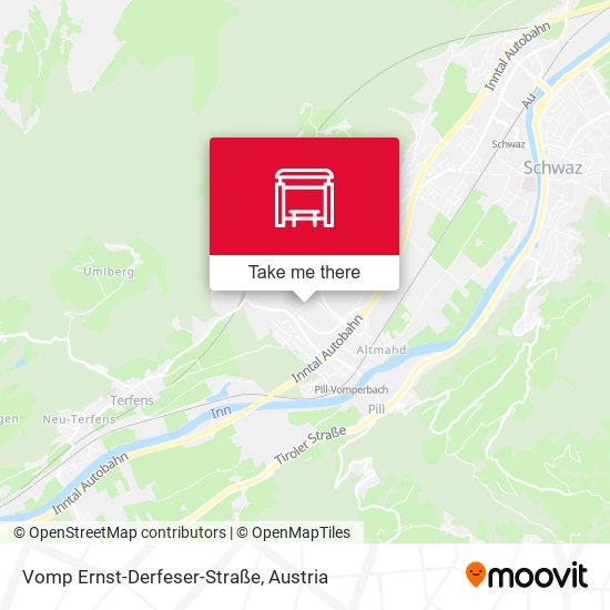 Vomp Ernst-Derfeser-Straße map