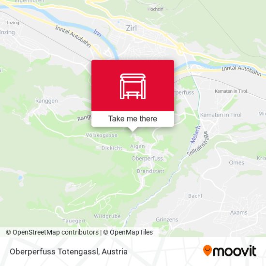 Oberperfuss Totengassl map