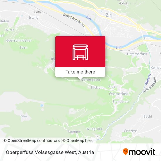 Oberperfuss Völsesgasse West map