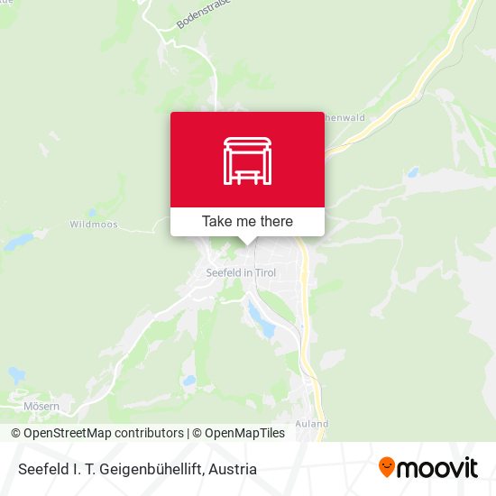 Seefeld I. T. Geigenbühellift map