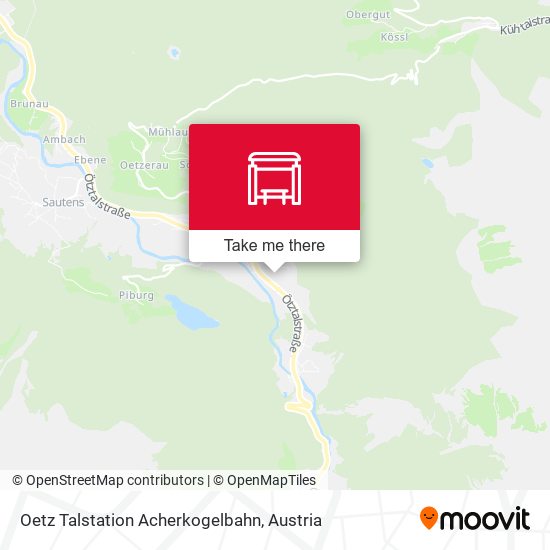 Oetz Talstation Acherkogelbahn map
