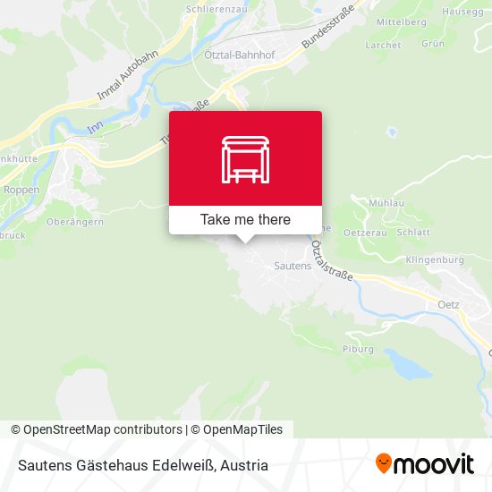Sautens Gästehaus Edelweiß map