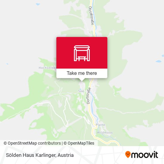 Sölden Haus Karlinger map