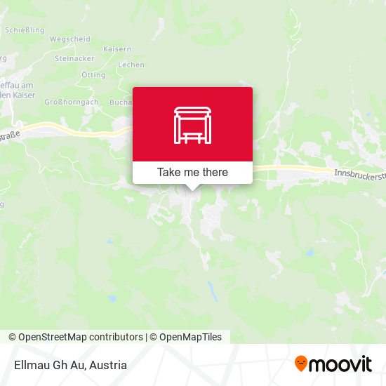 Ellmau Gh Au map