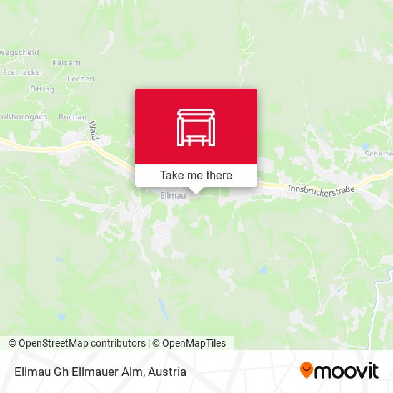 Ellmau Gh Ellmauer Alm map