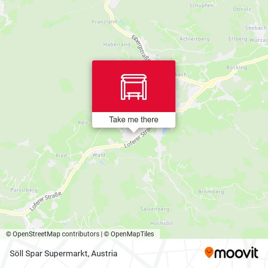 Söll Spar Supermarkt map