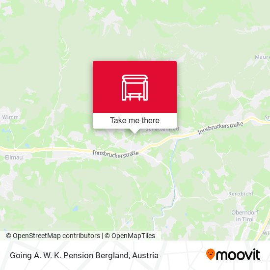 Going A. W. K. Pension Bergland map