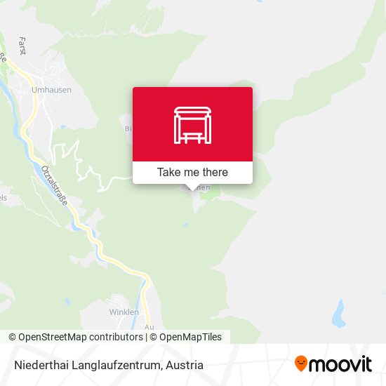 Niederthai Langlaufzentrum map