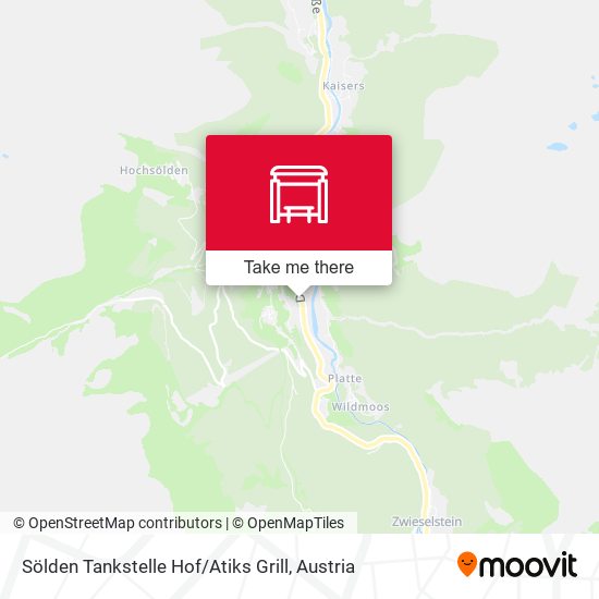 Sölden Tankstelle Hof / Atiks Grill map