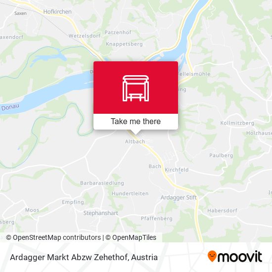 Ardagger Markt Abzw Zehethof map
