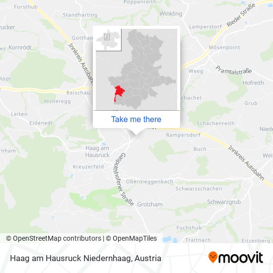 Haag am Hausruck Niedernhaag map