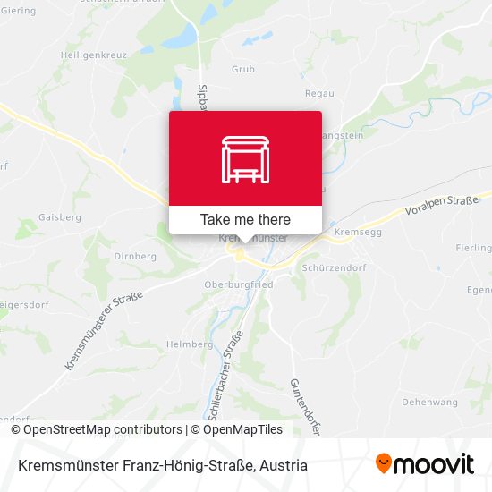 Kremsmünster Franz-Hönig-Straße map