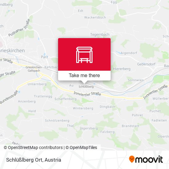 Schlüßlberg Ort map