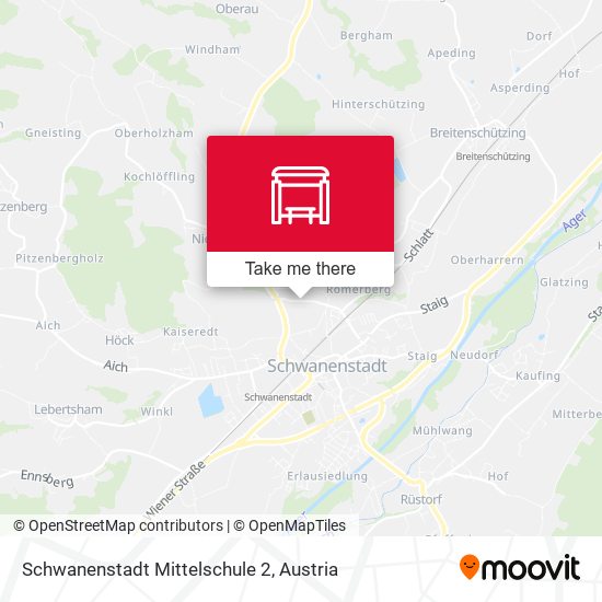 Schwanenstadt Mittelschule 2 map
