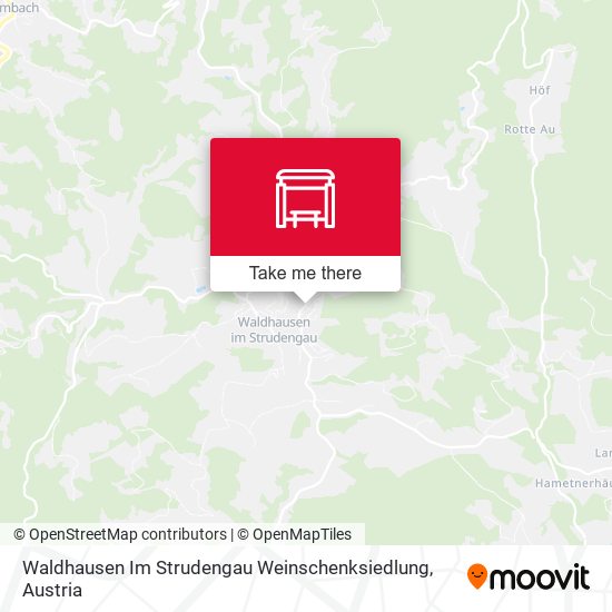 Waldhausen Im Strudengau Weinschenksiedlung map