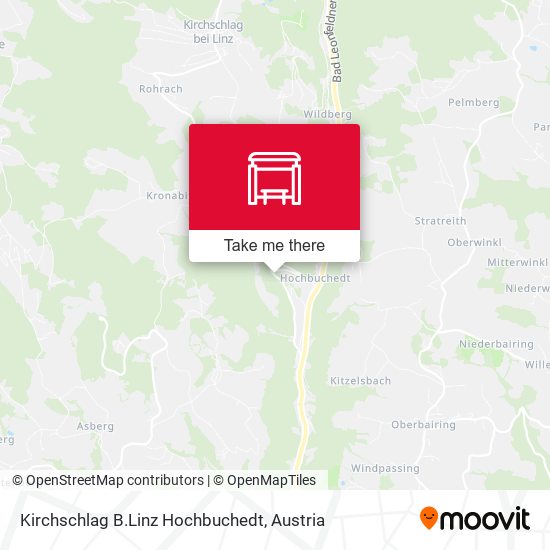 Kirchschlag B.Linz Hochbuchedt map