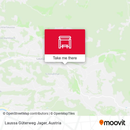 Laussa Güterweg Jager map