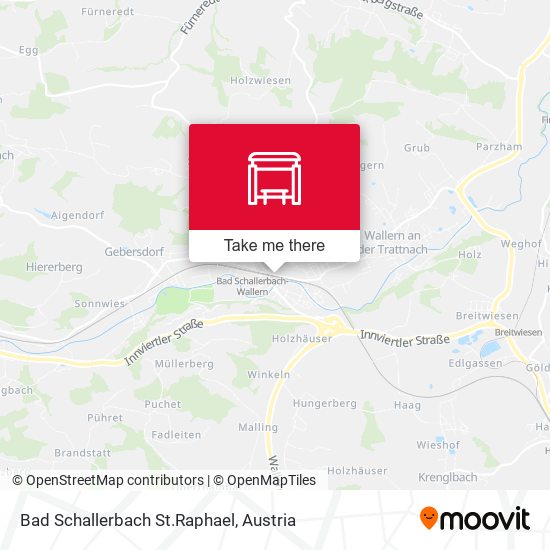Bad Schallerbach St.Raphael map