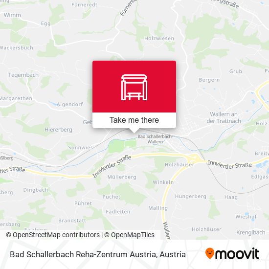 Bad Schallerbach Reha-Zentrum Austria map