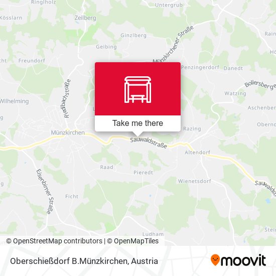 Oberschießdorf B.Münzkirchen map