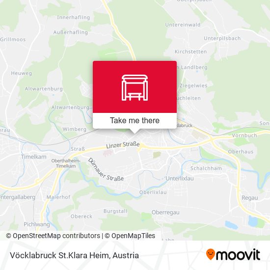 Vöcklabruck St.Klara Heim map