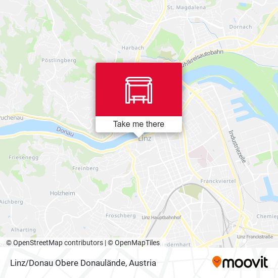 Linz/Donau Obere Donaulände map