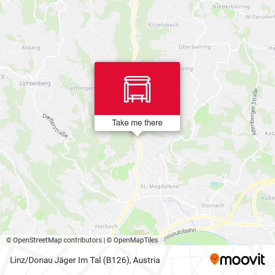 Linz/Donau Jäger Im Tal (B126) map
