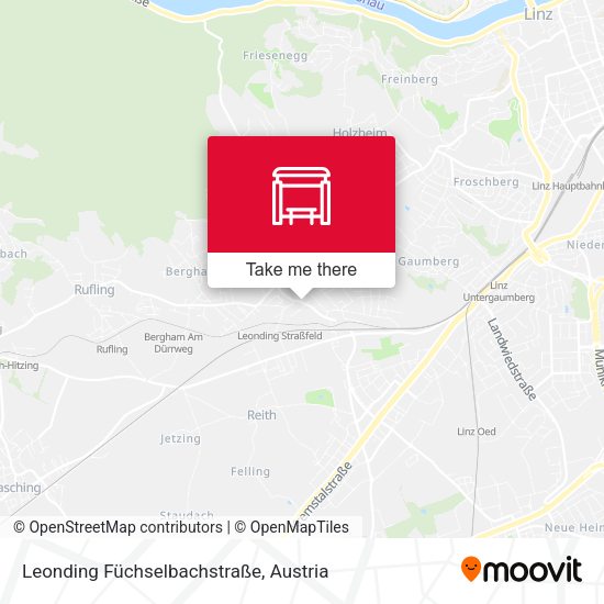 Leonding Füchselbachstraße map