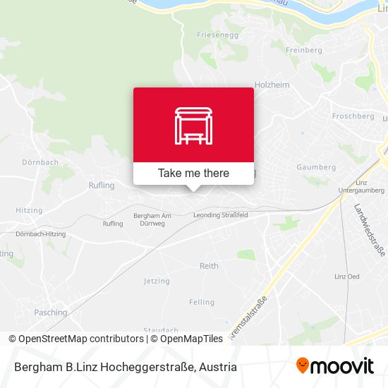 Bergham B.Linz Hocheggerstraße map