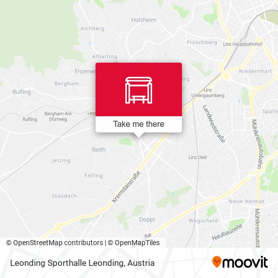 Leonding Sporthalle Leonding map
