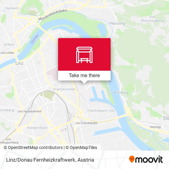 Linz/Donau Fernheizkraftwerk map